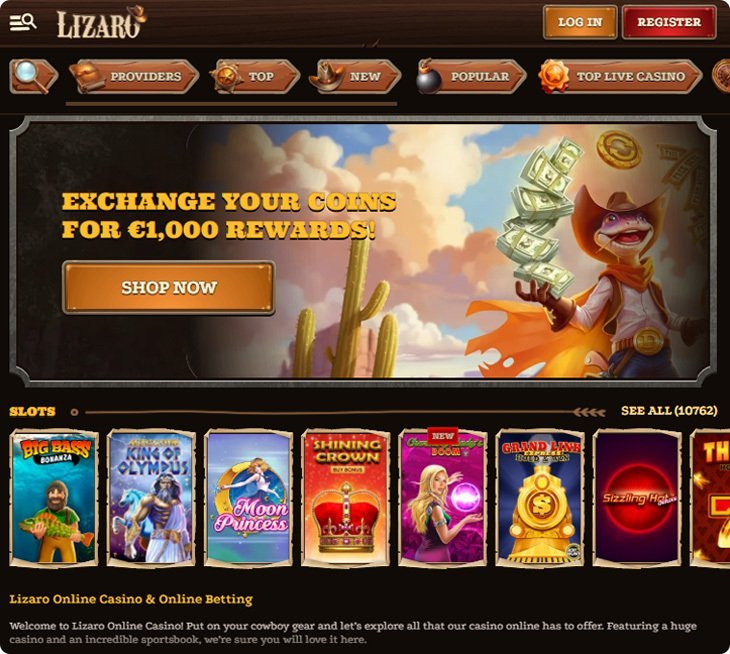 Casino lizaro in United Kigdom